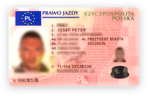 Bild Beispiel zum Thema legaler führerschein in polen